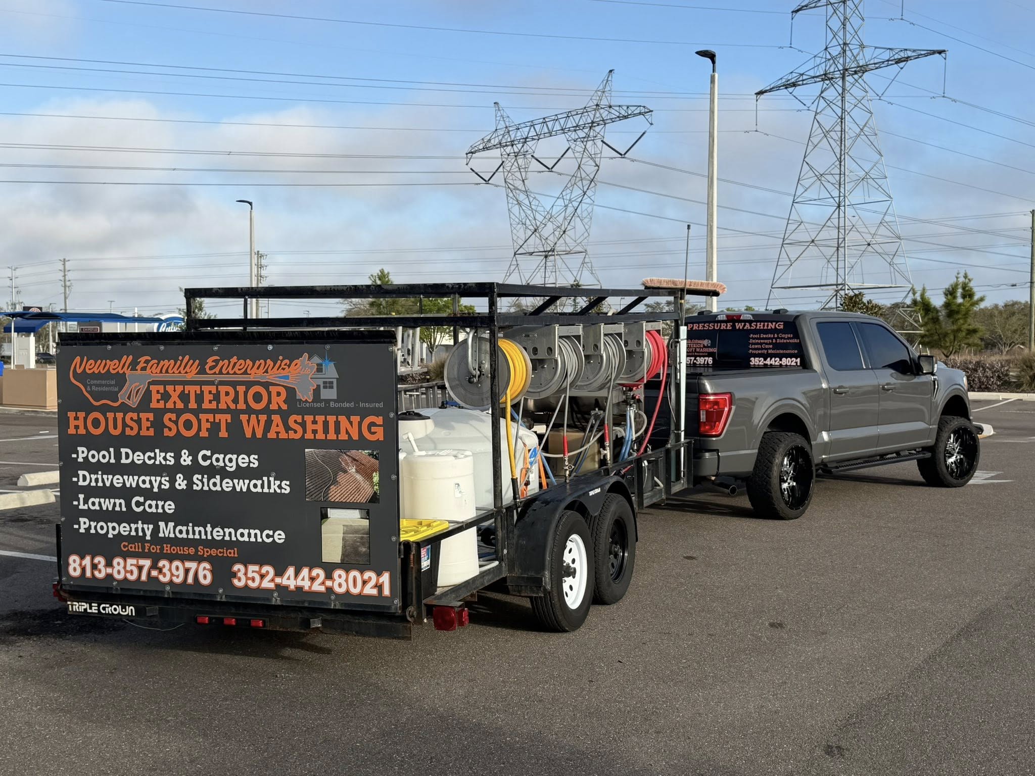 Newell Family Enterprise truck and equipment